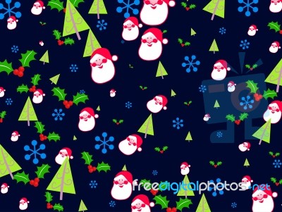 Christmas Wallpaper Stock Image