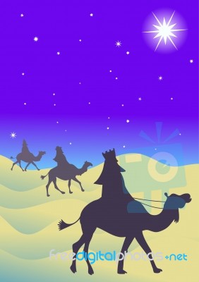 Christmas Wise Men Stock Image