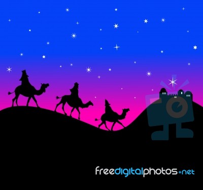 Christmas Wise Men Stock Image