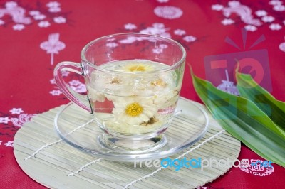 Chrysanthemum Or Flower Tea Stock Photo