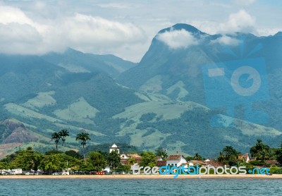 Church Igreja De Santa Rita De Cassia In Paraty, State Rio De Ja… Stock Photo