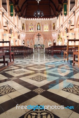 Church Interior Stock Photo