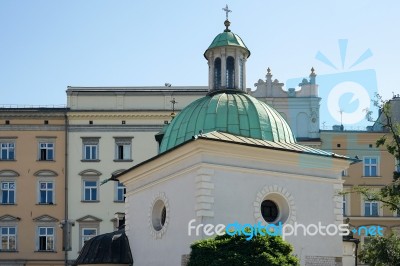 Church Of St. Adalbert In Krakow Stock Photo