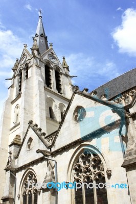 Church Steeple Stock Photo