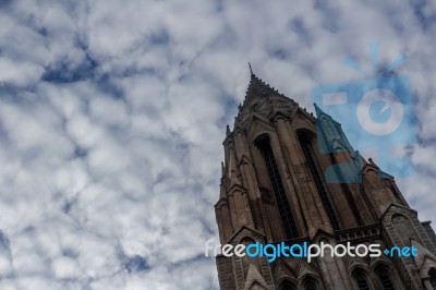 Church With Sky In The Background Stock Photo