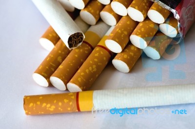 Cigarette Stock Photo