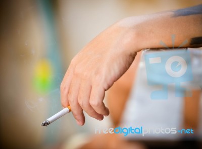 Cigarette Stock Photo