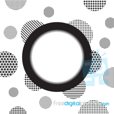 Circle And Dotty Background Stock Image