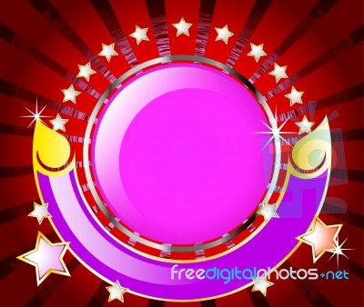 Circle With Stars Stock Image