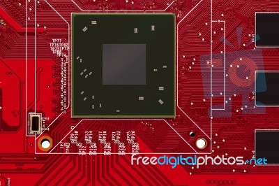 Circuit Board Stock Photo