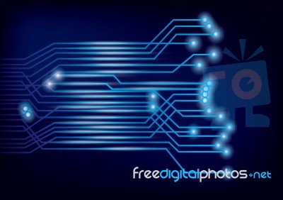 Circuit Board Background Stock Image