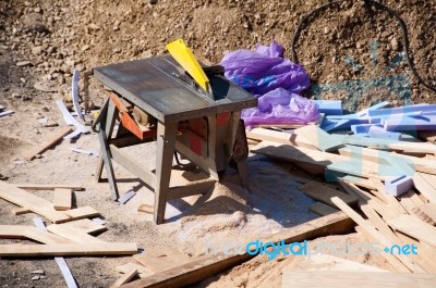 Circular Saw Stock Photo