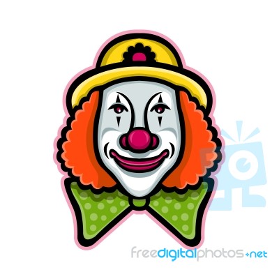 Circus Clown Mascot Stock Image