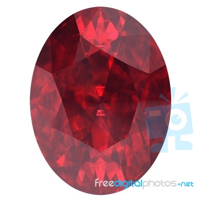 Citrine Ruby Stock Image