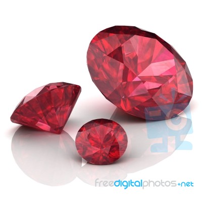 Citrine Ruby Stock Image