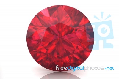 Citrine Ruby Stock Image