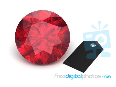 Citrine Ruby Stock Image