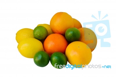 Citrus Fruits Stock Photo