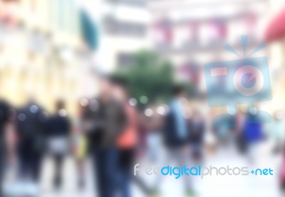 City Blurred Image Stock Photo