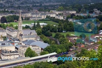 City Of Bath Skyline Stock Photo