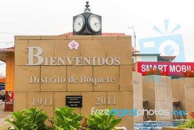 City Of Boquete In Panama Stock Photo