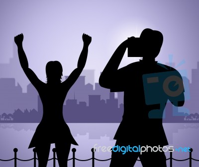 City Photograph Represents Photography Male And Pic Stock Image