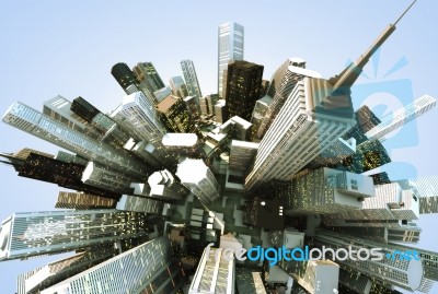 City Scape Stock Image