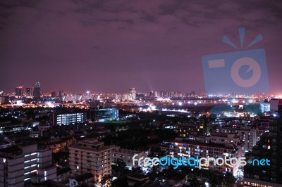 Cityscape In Thailand Stock Photo