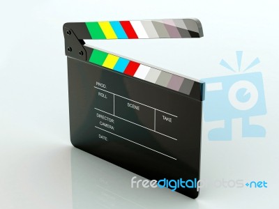 Clapperboard Stock Image