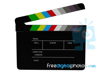 Clapperboard Stock Image