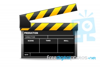 Clapperboard Stock Image