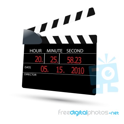 Clapperboard Stock Image