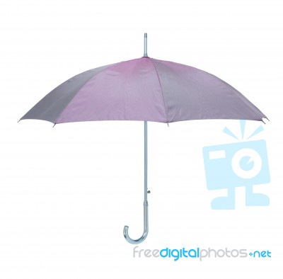 Classic Blue Umbrella Stock Photo