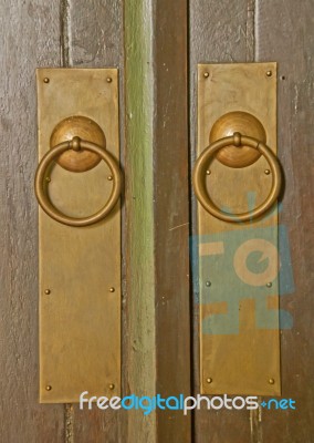 Classic Door Stock Photo