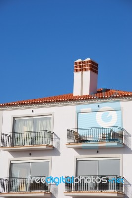 Classic Residential Building Stock Photo