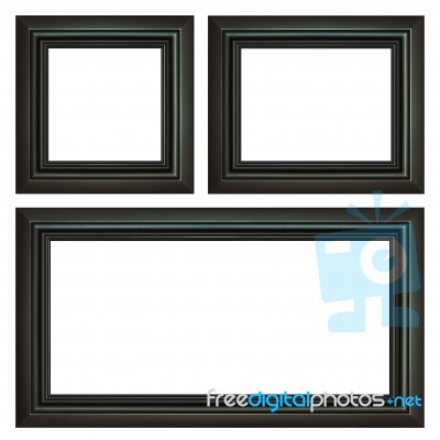 Classic Set Of Dark Frames Stock Image