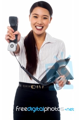 Clients Call For You, Boss! Stock Photo