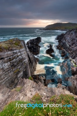 Cliffs In Crookvahen County Cork Stock Photo