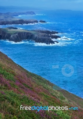 Cliffs In Ireland Stock Photo