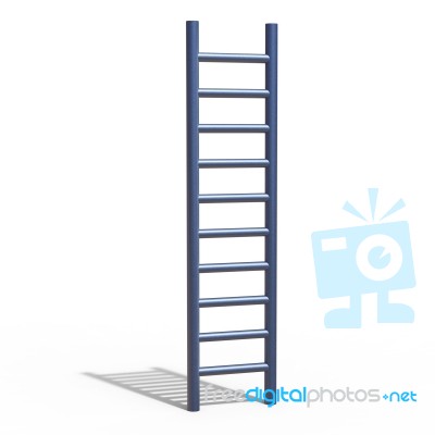 Climb Success Indicates Victorious Ladder And Victors Stock Image