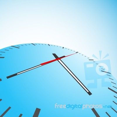 Clock Background Stock Image