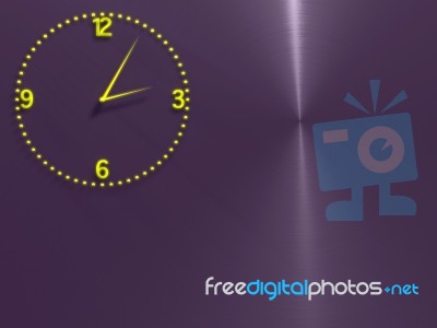 Clock Time Stock Image