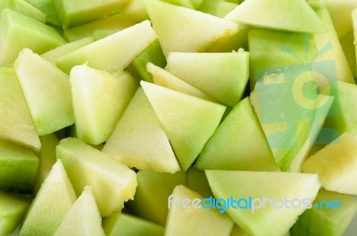 Close Up Cantaloupe Melon Background Texture Stock Photo