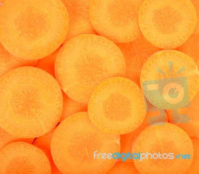 Close Up Carrot For Background Texture Stock Photo