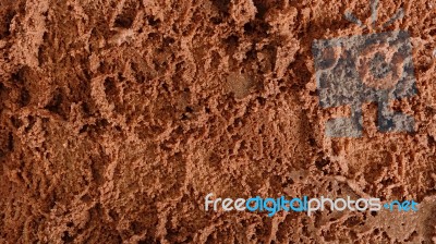 Close Up Chocolate Icecream Background Stock Photo