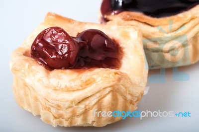 Close Up Danish Pastries Stock Photo