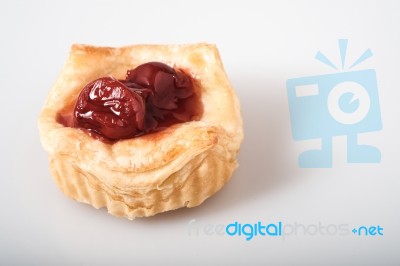 Close Up Danish Pastry Stock Photo