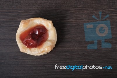 Close Up Danish Pastry Stock Photo