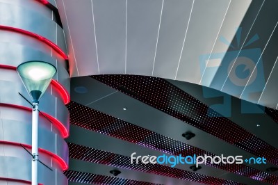 Close-up Of A Building In Las Vegas Stock Photo