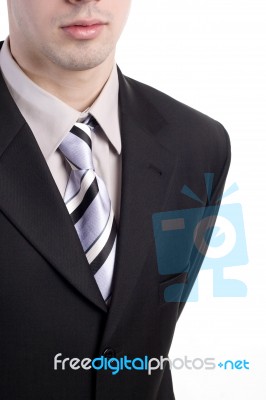 Close-up Of A Businessman Stock Photo